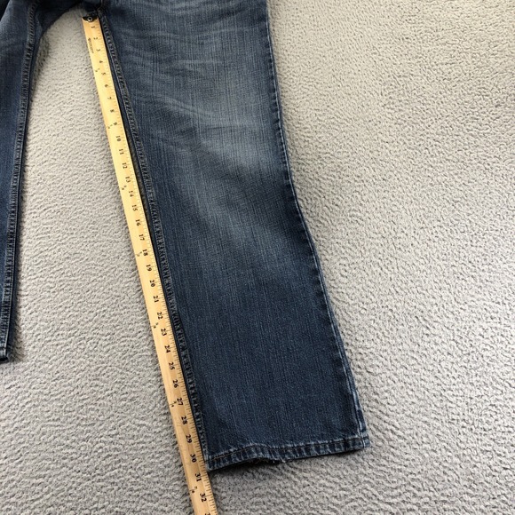 Vintage Levis Jeans Mens 36x30 Blue 527 Bootcut Western Mid Rise Whisker Y2K - Picture 14 of 15